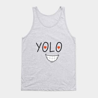 YOLO smile Tank Top